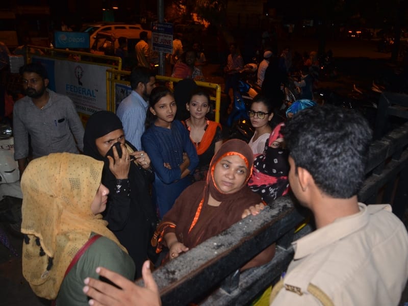 shopping and ruckus because of GST in Lucknow.