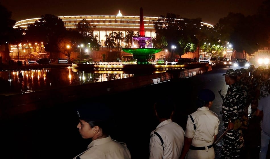 team of 22 security personnel checking each seats in lok sabha and rajya sabha