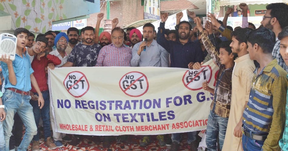 Punjab GST Effect, GST welcome with cake