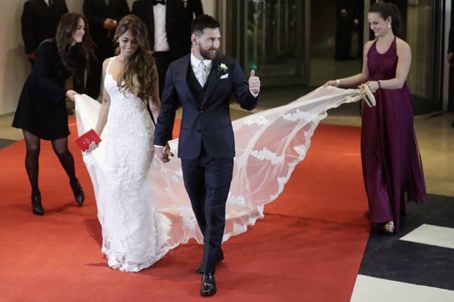 Lionel Messi marries childhood friend Roccuzzo  in Argentina 