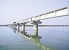 The distance of Chandpur from Meerut will reduce the bridge on the Ganges