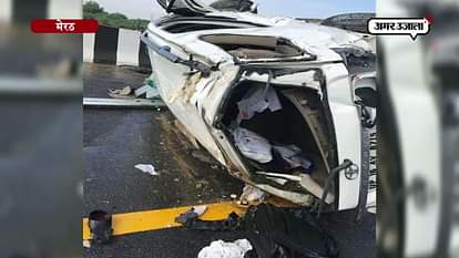 SAPA LEADER DEAD IN ROAD ACCIDENT AT AGRA LUCKNOW EXPRESSWAY