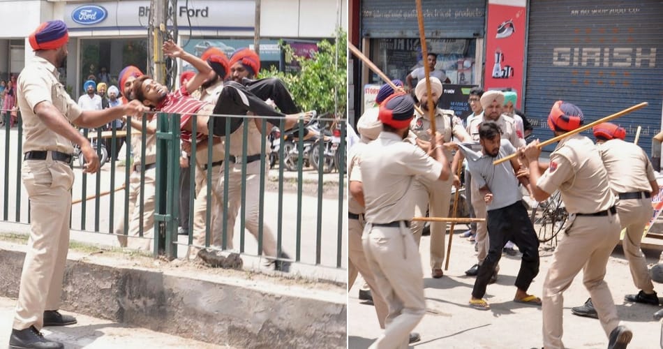 public police clash at patiala after boy death