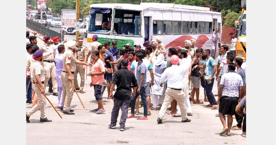 public police clash at patiala after boy death