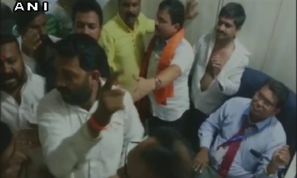 Shiv Sena workers beat two coaching institute teachers in maharashtra