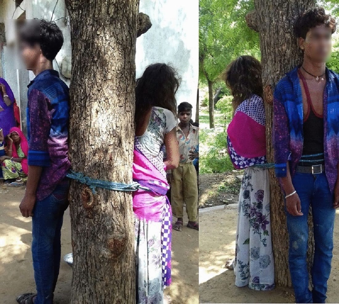 Again a incident happen where villager punish the man and woman