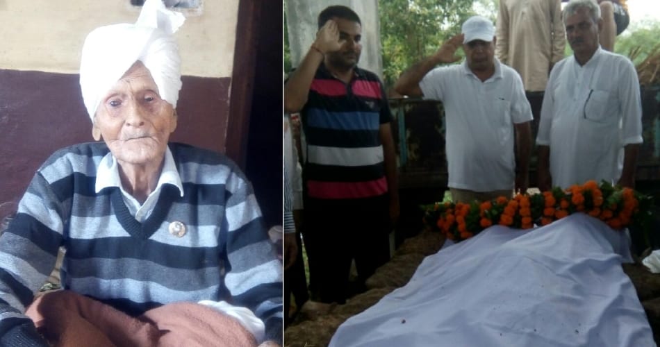 neta ji subhash chandra bose friend 103 years old tekram died