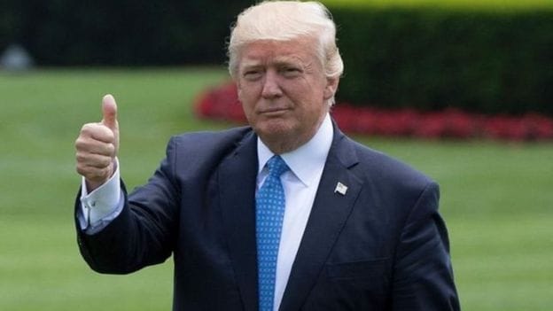  US President donald trump says i am a president of today