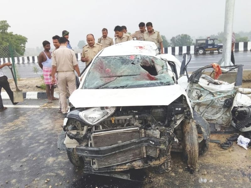  three died in a car accident from faizabad.