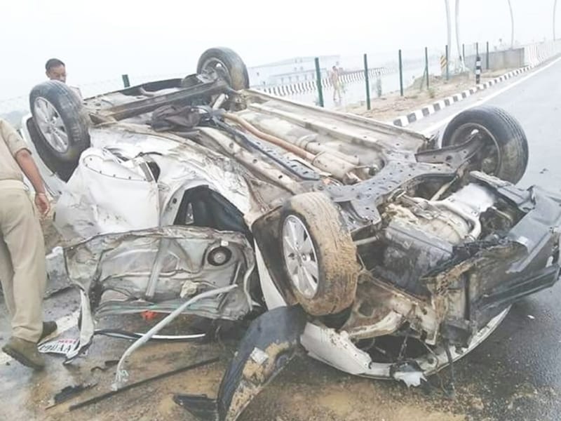  three died in a car accident from faizabad.