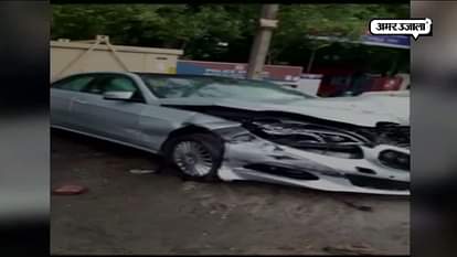 SPEEDING MERCEDES RAMMED INTO A POLICE VEHICLE AT DND FLYWAY 
