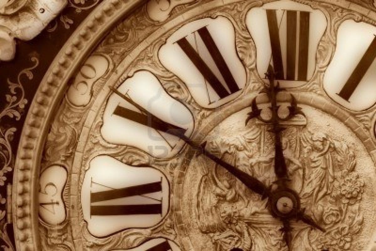 Put clock in this direction of home to get progress
