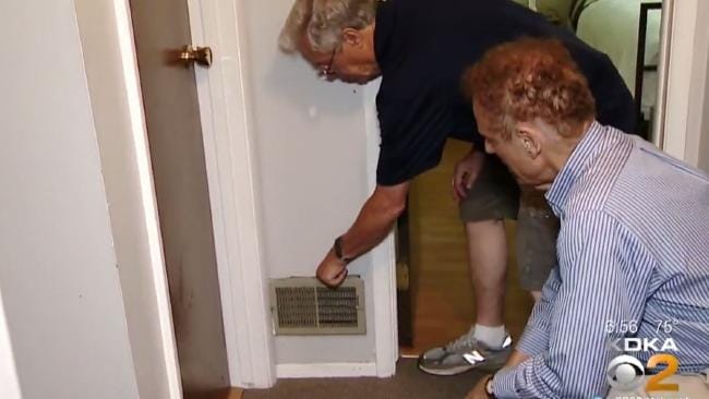 alarm clock wedged in wall 13 years ago still goes off every 10 minutes
