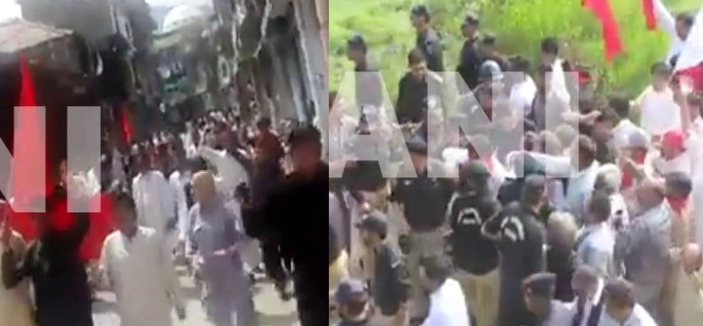 azadi slogans raises against pakistan army and nawaz govt in PoK