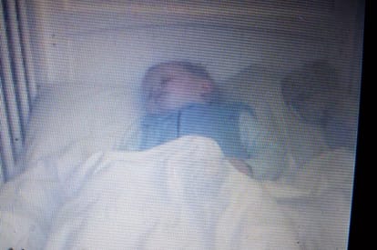 mother spotted ghost in her baby cot 