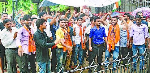 Barely college staff rages, police shock