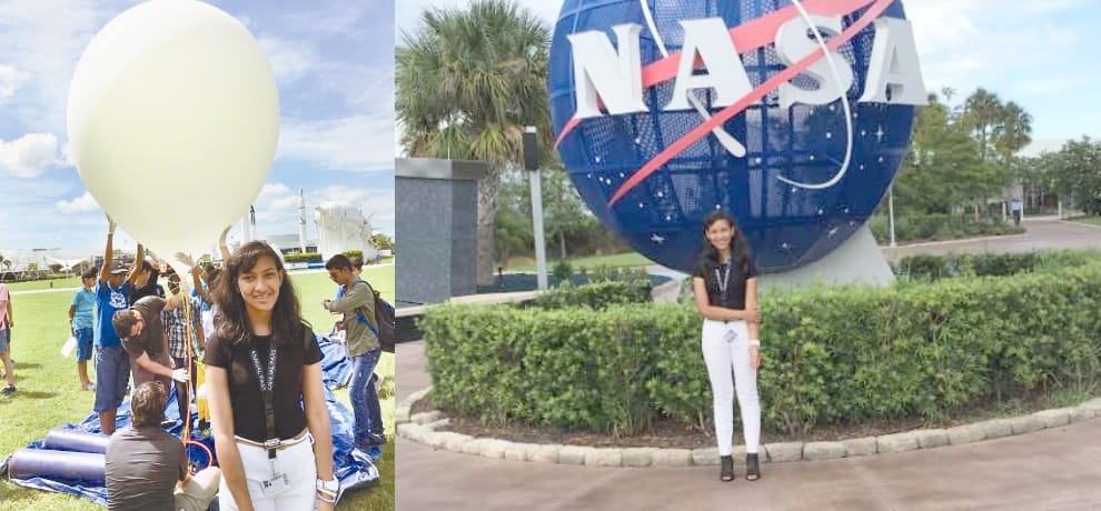 Bhuvneshwari Thakur weather balloon experiment in NASA