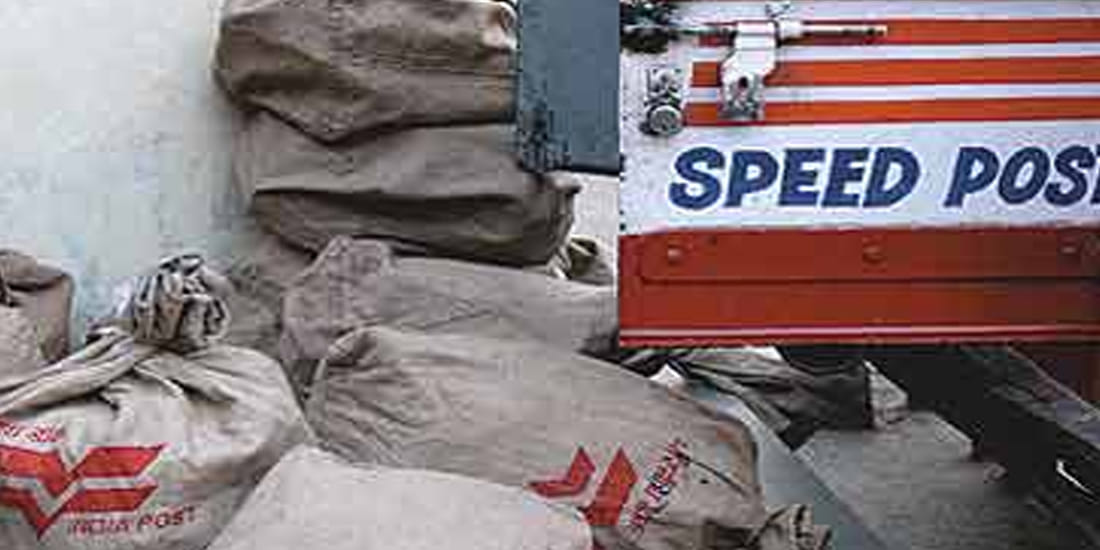 gst stoped speed post work at kanpur