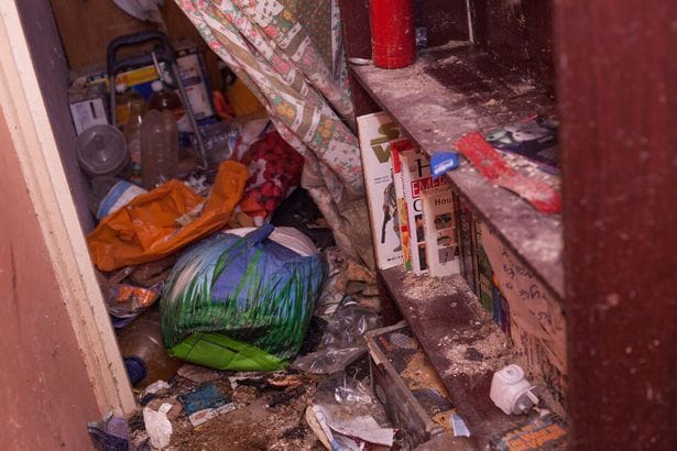 Depressed women did not clean her house since 7 years
