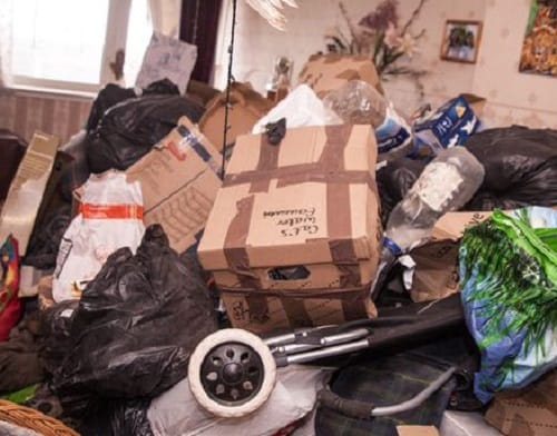 Depressed women did not clean her house since 7 years