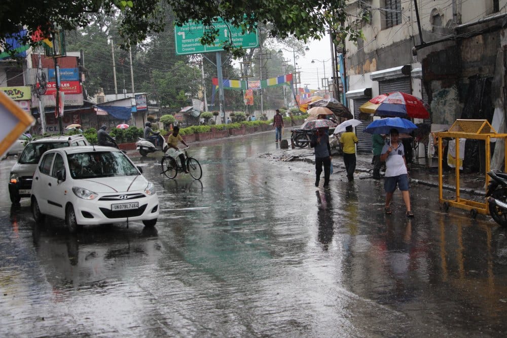 heavy rainfall alert for two days in uttarakhand