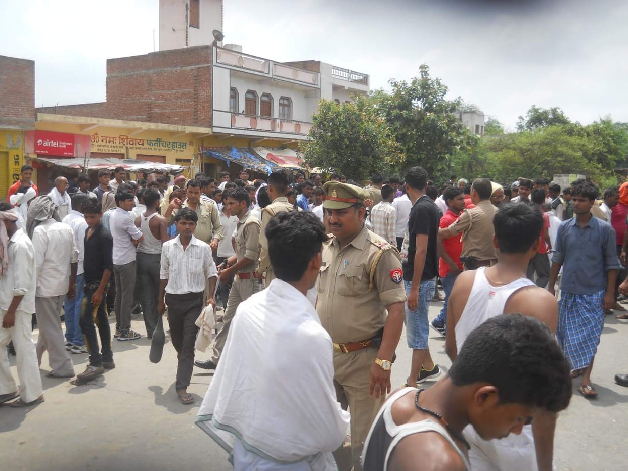 हादसे में मौत के बाद तीन घंटे हाईवे जाम