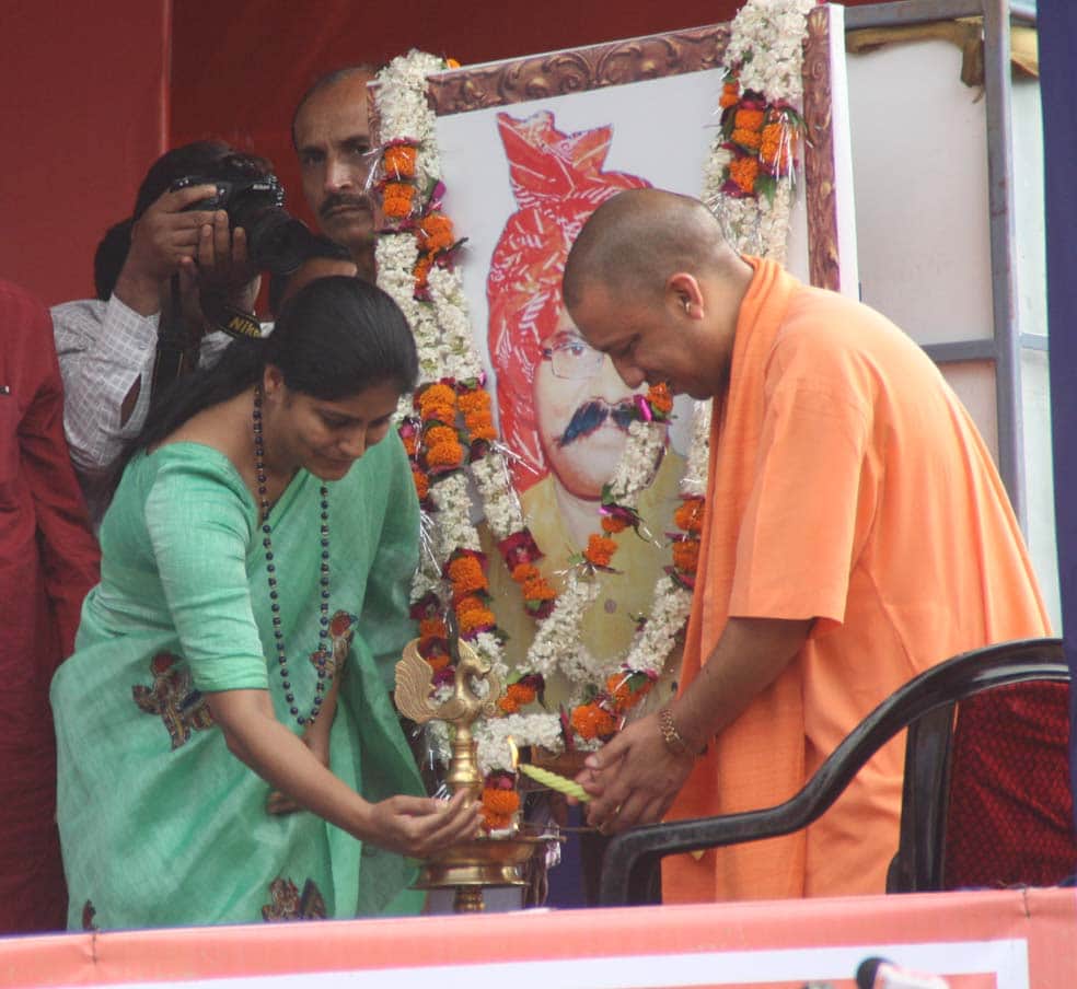 see the photos of yogi adityanath top comments at varanasi visit
