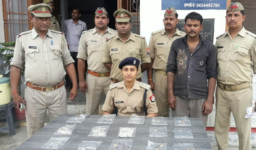  Vicious thief arrested including stolen goods