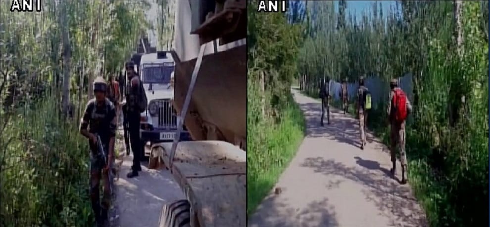Security forces begins cordon and search operation in pulwama