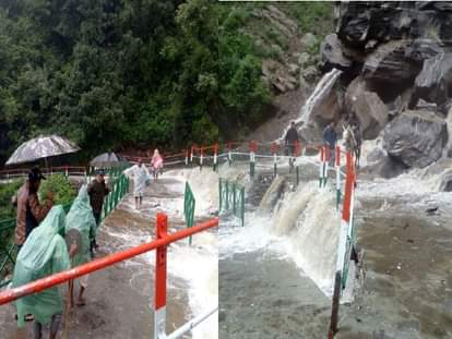 very heavy rain in Kedarnath yatra route