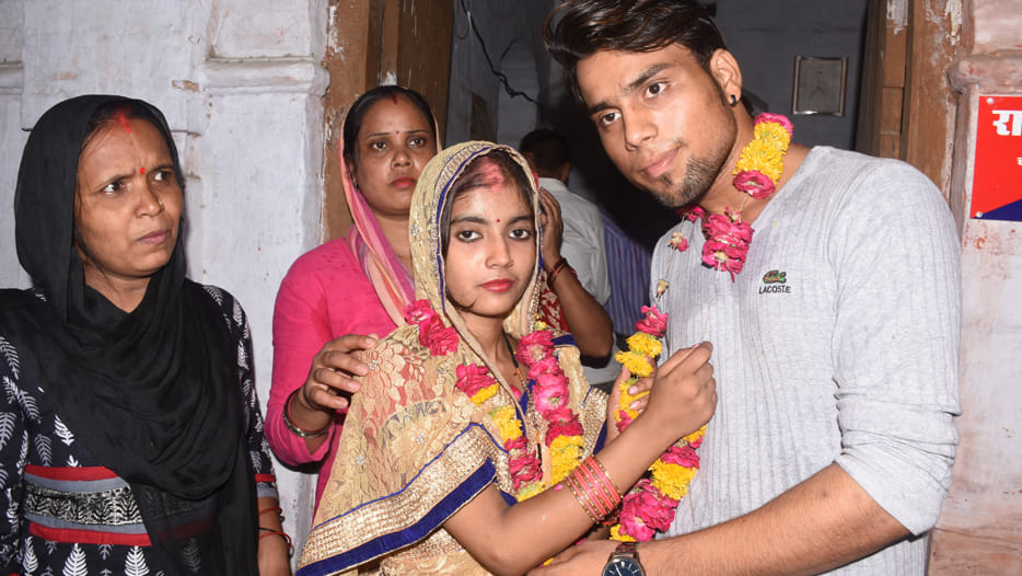 love marriage in police post
