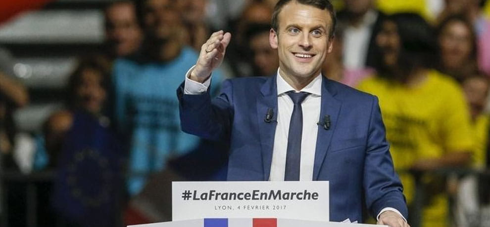 leagal source says Man held for threatening to kill France's President Macron