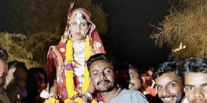 marriage function organize in police protection