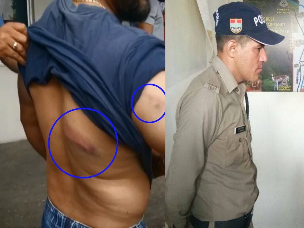 police shows their cruel face