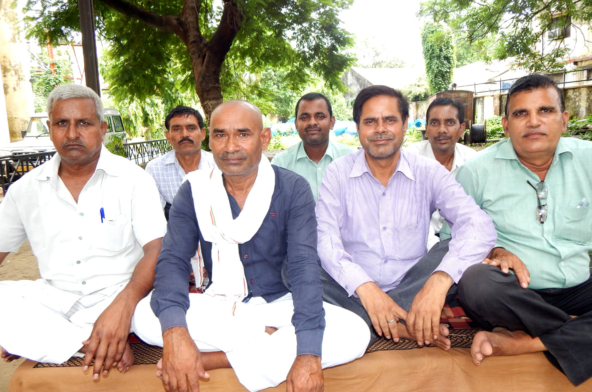 BSNL worker on hunger strike
