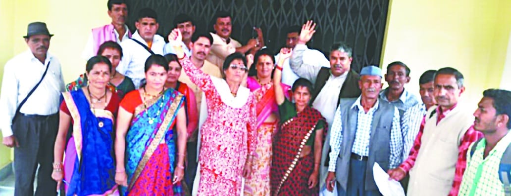 Village heads display in Vikas Bhawan