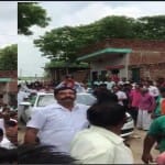 जीत के बाद ऑडी में घर जाते प्रधान