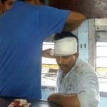 घायल पेंट्रीकार मैनेजर