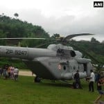 Union Home Minister Kiren Rijiju helicopter Emergency landing
