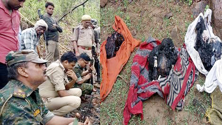 dacoits burnt three alive at chitrakoot 