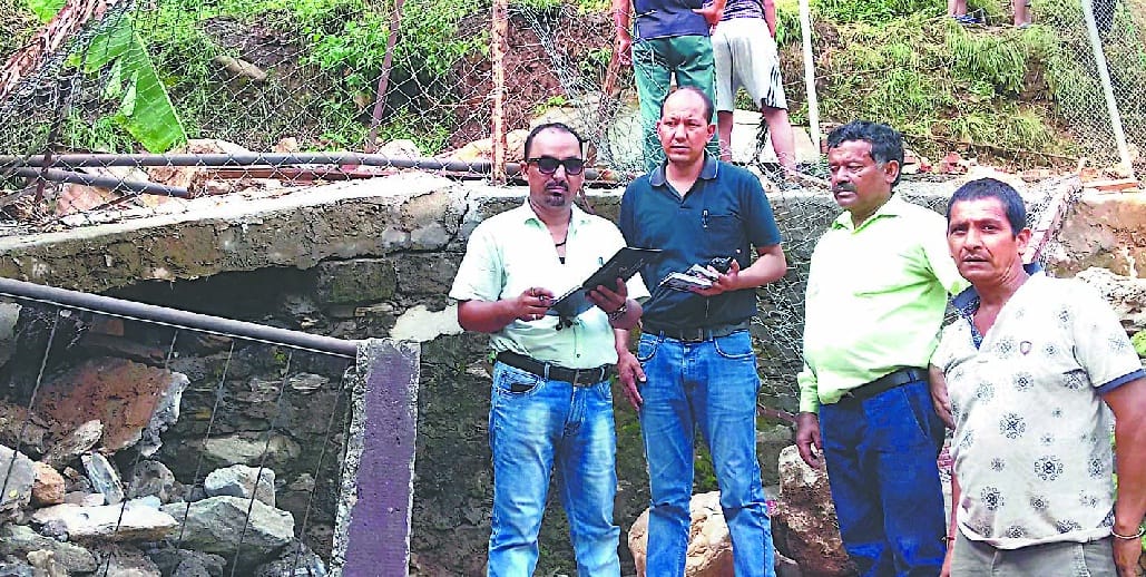 Team of geologists reached landslide hit village