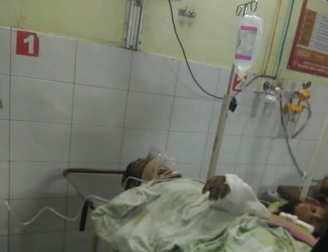 student injured during taking selfie in lucknow