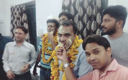 nurse celebrated birthday party in an isolation ward of jln hospital ajmer