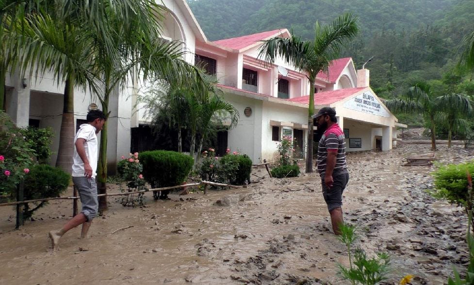 students spend night in danger in kalsi school