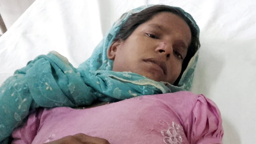 mother eaten poison seeing children condition