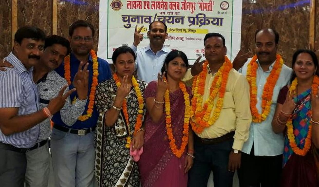 Ganesh Gupta Lions and Priyanka Lions President