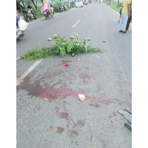 Himachal Una Two year killed as Bolero hits scooter on Highway