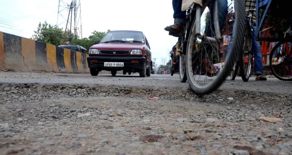 Varanasi roads are in very bad condition for sawan mela