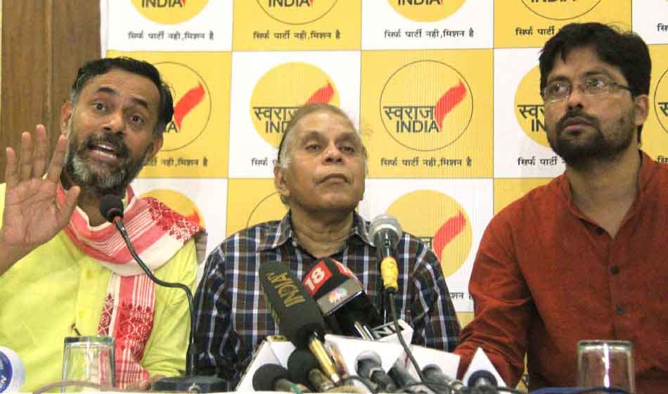 swaraj india party made team of youths in delhi