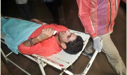 encounter in greater noida between anil dujana gang and police, 1 shooter injured 3 fled away
